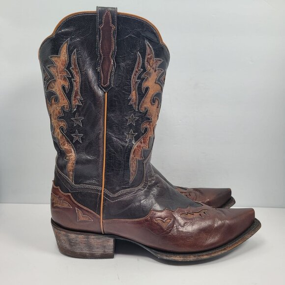 Dan Post Other - Dan Post Men's Brown Black Western Cowboy Boots DP2565 US Size 13D